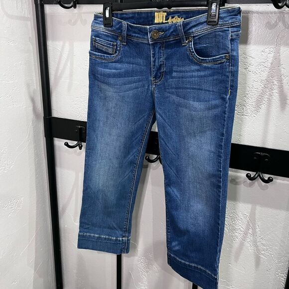 Kut From the Kloth denim cropped capri jeans size 4 - Picture 4 of 15